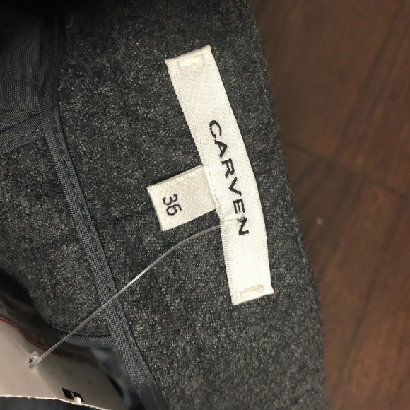 NWT Women’s Carven Wool Grey Dress Pants 36 0 - Picture 3 of 5